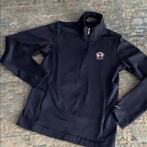 PEBBLE BEACH NAVY 1/4 zip jacket new med